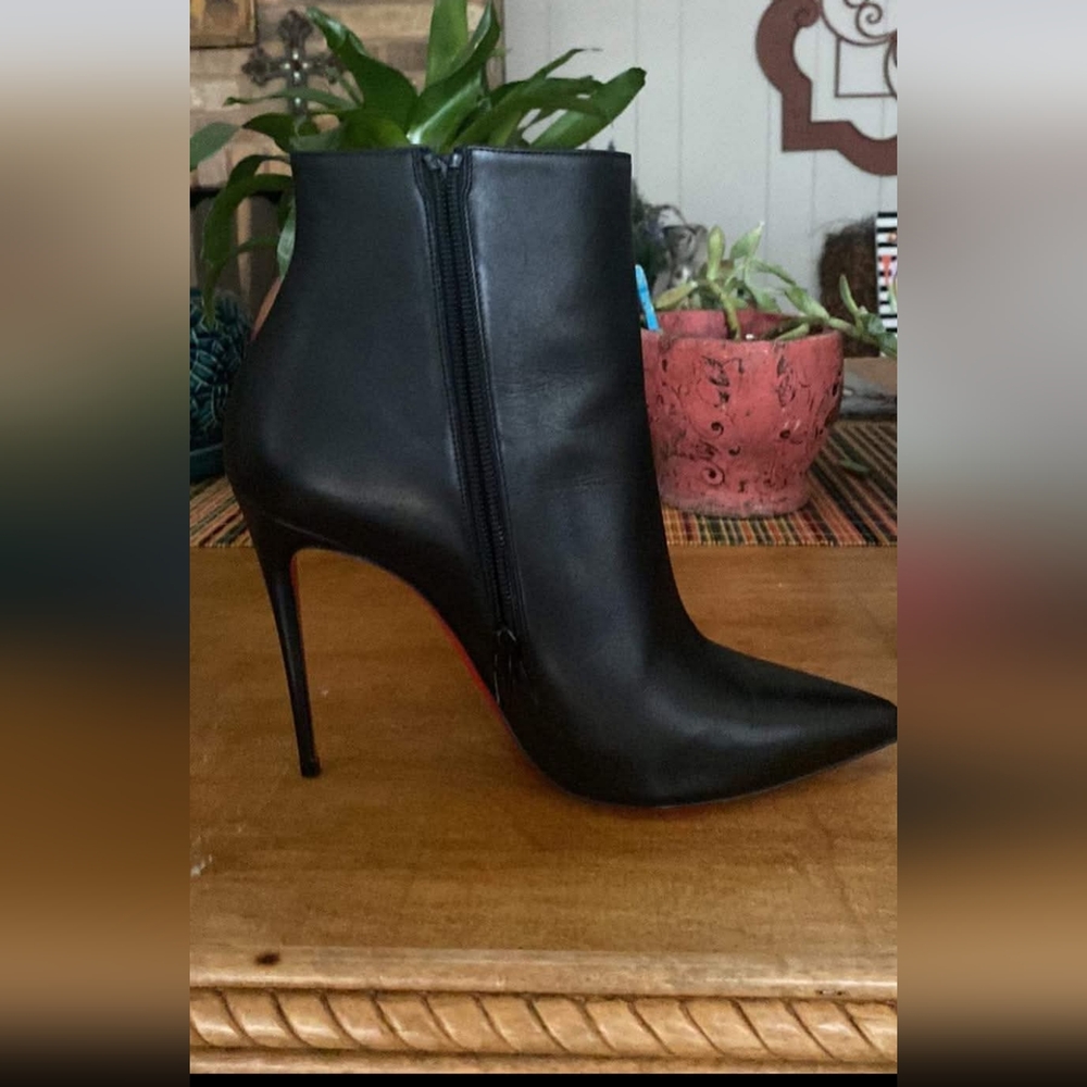 Christian Louboutin Black Stiletto Boots